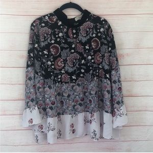 Loft Floral Blouse XL